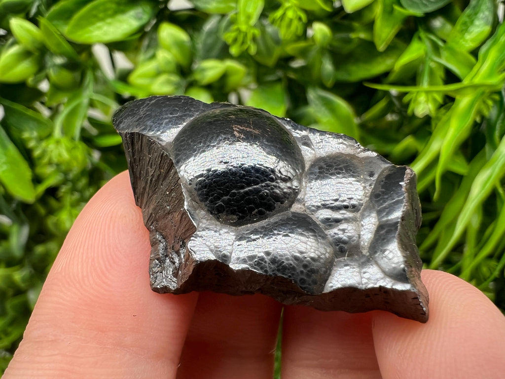 Botryoidal Black Hematite Specimen: Moroccan Crystal, Reiki Chakra Stone