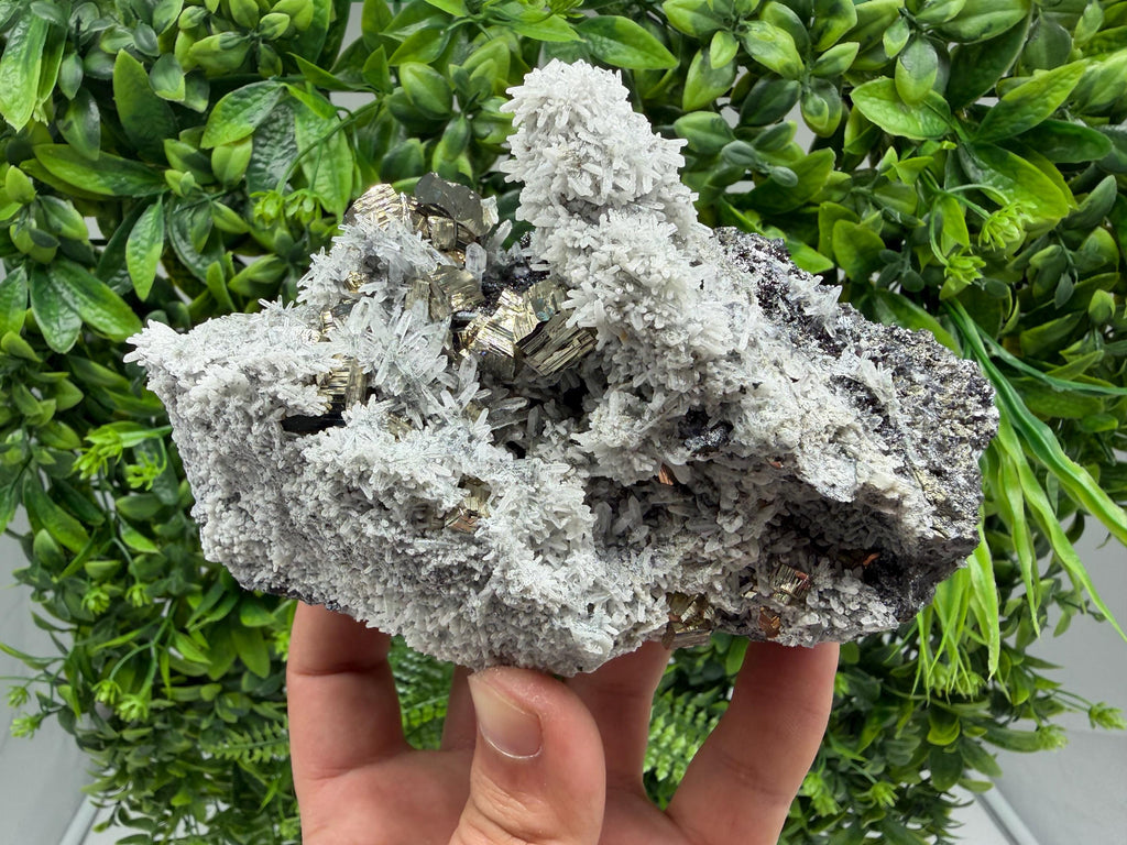 Pyrite Sphalerite Quartz  Mineral Specimen, Krushev dol Mine