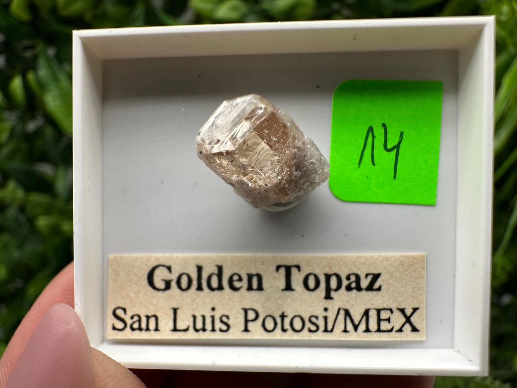 Golden Topaz Crystal, Mineral Specimen from Mexico