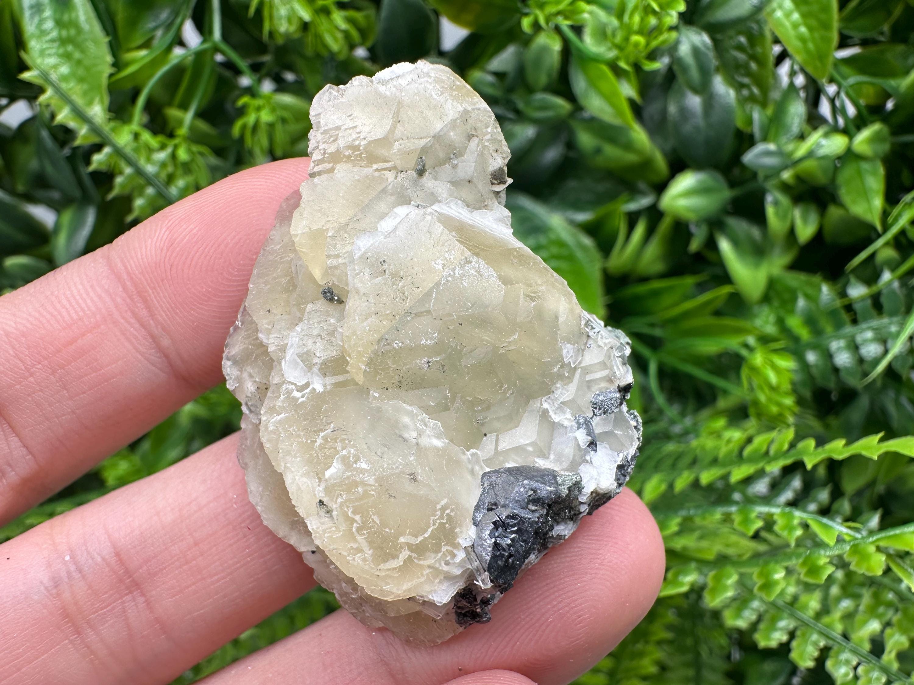 Natural Calcite Cluster: Bulgarian Mineral Specimen, Home Decor Stone