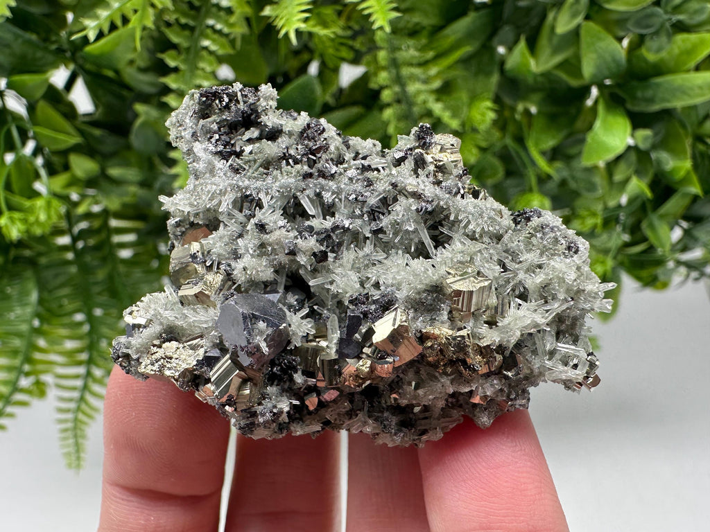 Stunning Pyrite on Quartz,Calcite from Borieva mine,Madan,Bulgaria,natural,collectible mineral specimen,home decor stone,collection crystal