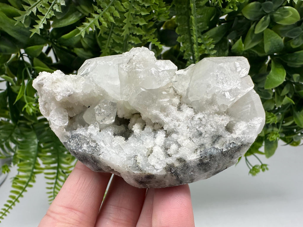 Apophyllite Stilbite Chalcedony Specimen: India Minerals Crystal Collection