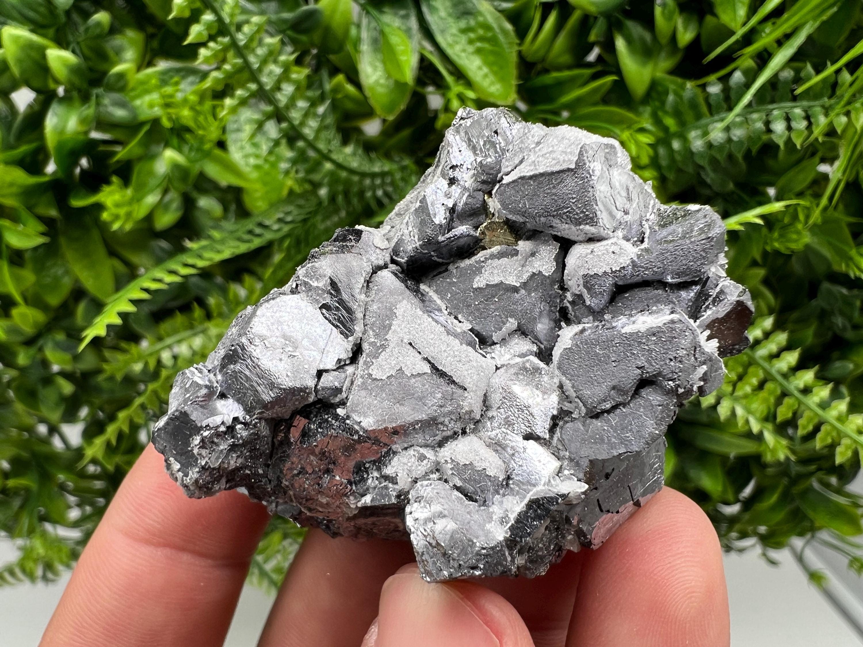 Chalcopyrite with Galena Mineral Specimen, Krushev Dol Mine