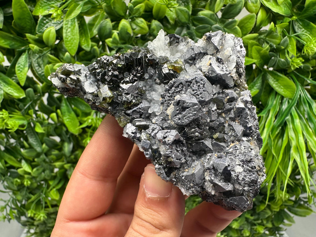 Rare Galena, Sphalerite, Pyrite Mineral Specimen, Bulgaria