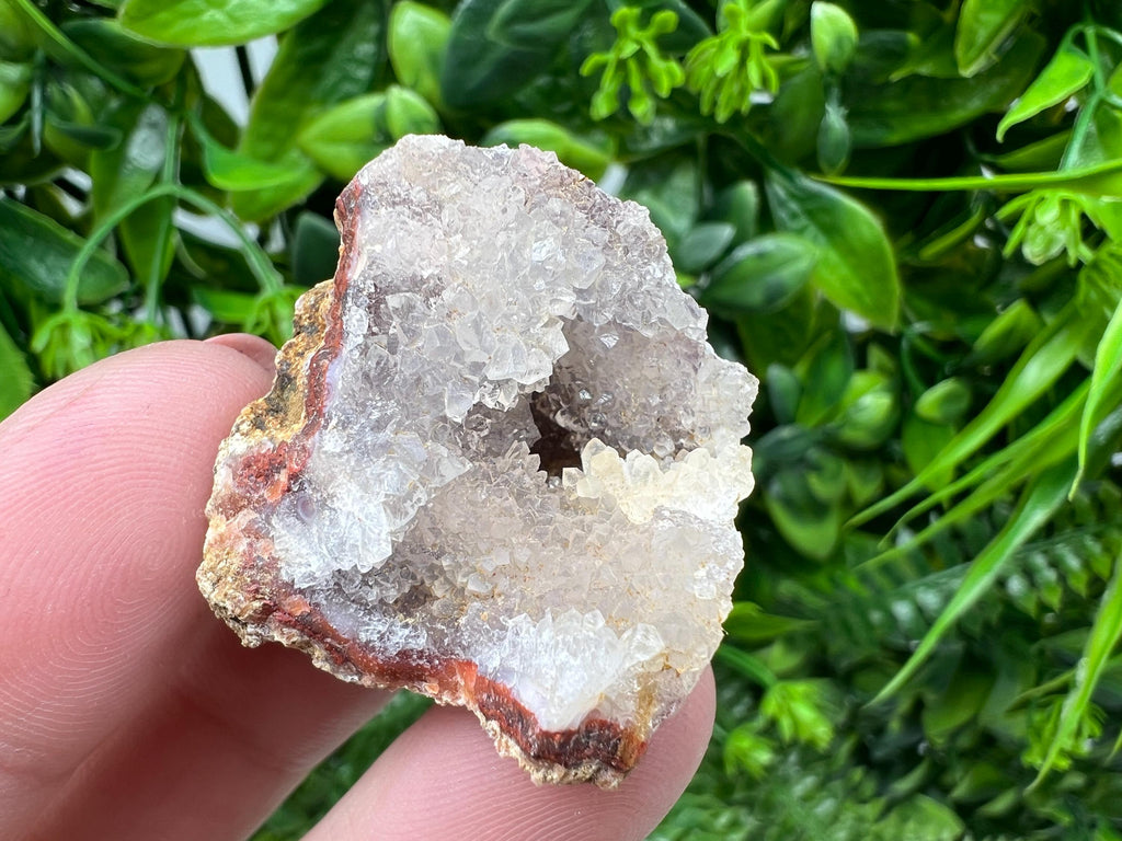 Moroccan Red Chalcedony Crystal Specimen: Rare Mineral Gift