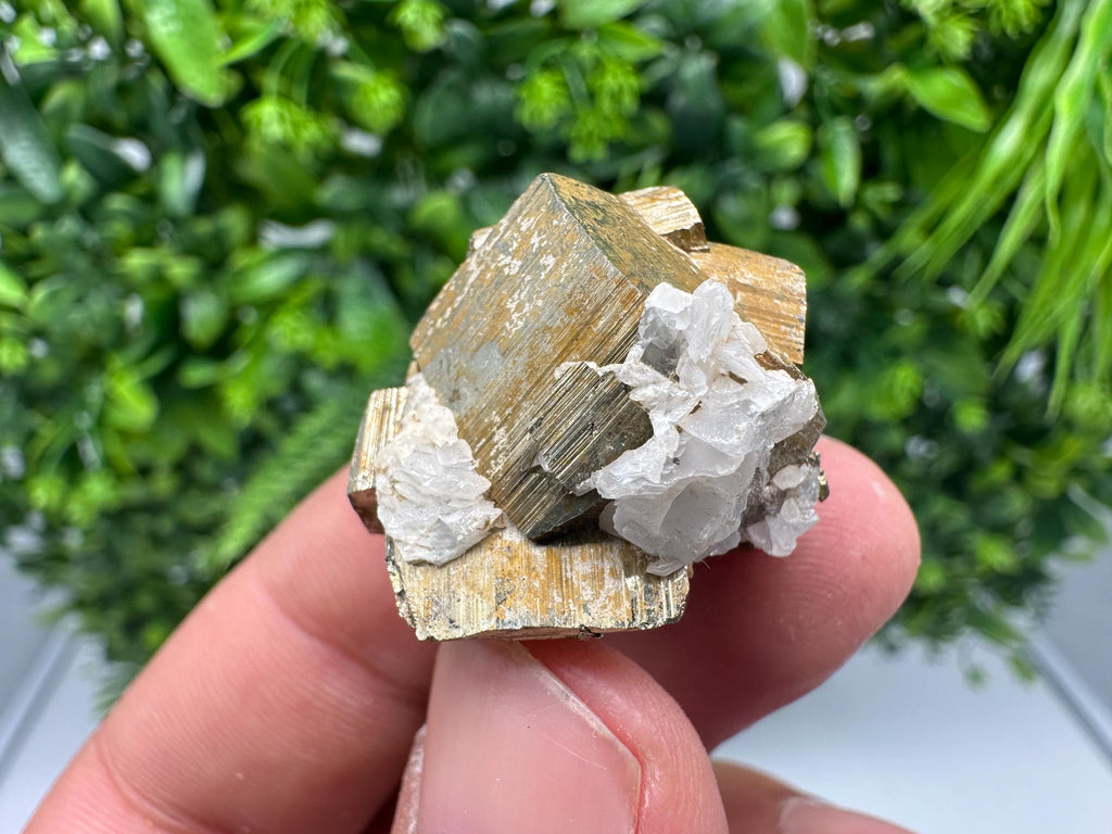 Wonderful Rainbow Pyrite whit Calcite,natural minerals souvenir Crystal,collection stone,rare minerals,home decor,Borieva Bulgaria
