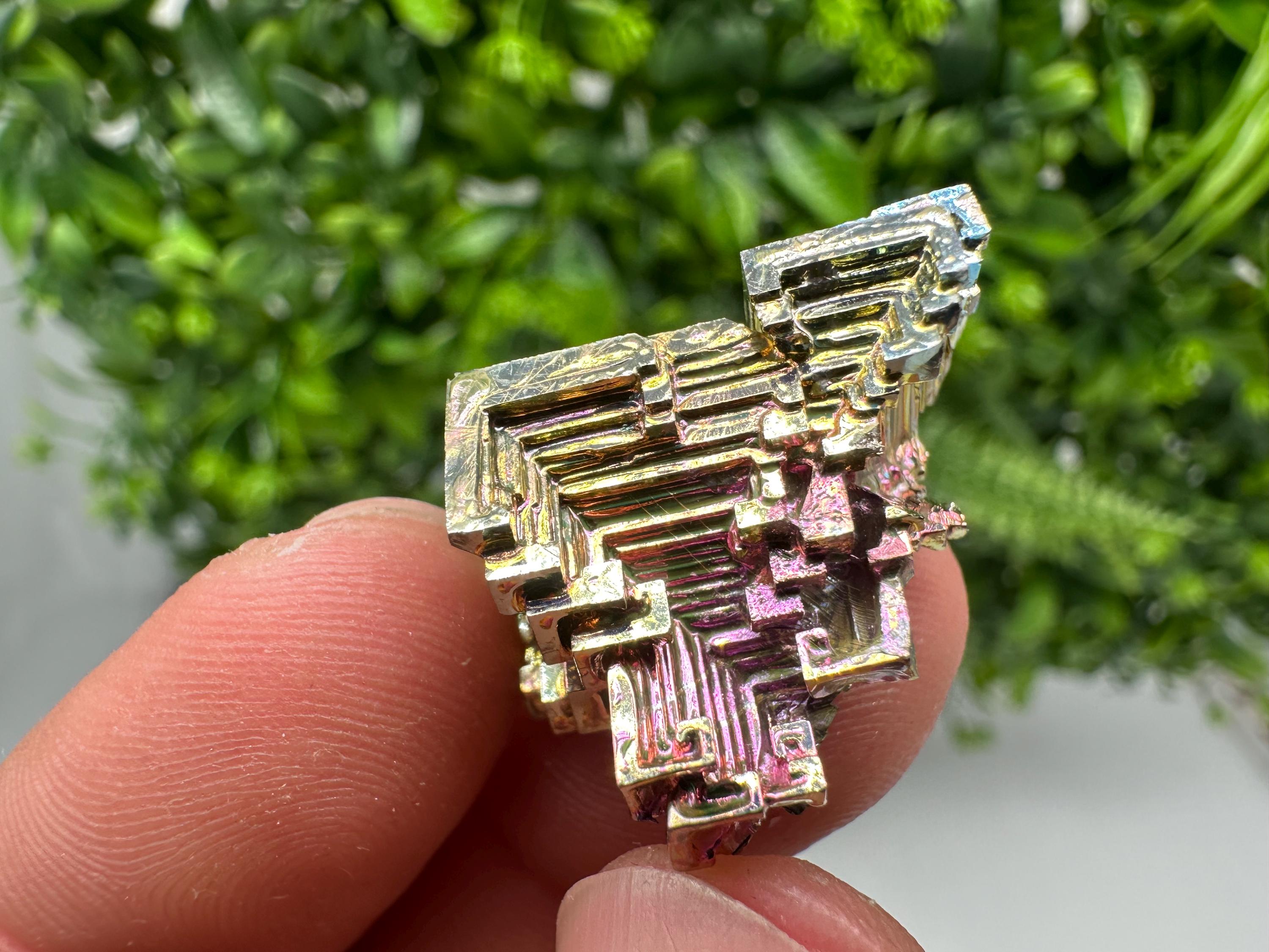 Rainbow Bismuth Crystal: Rare Gemstone Specimen,wholesale Bismuth