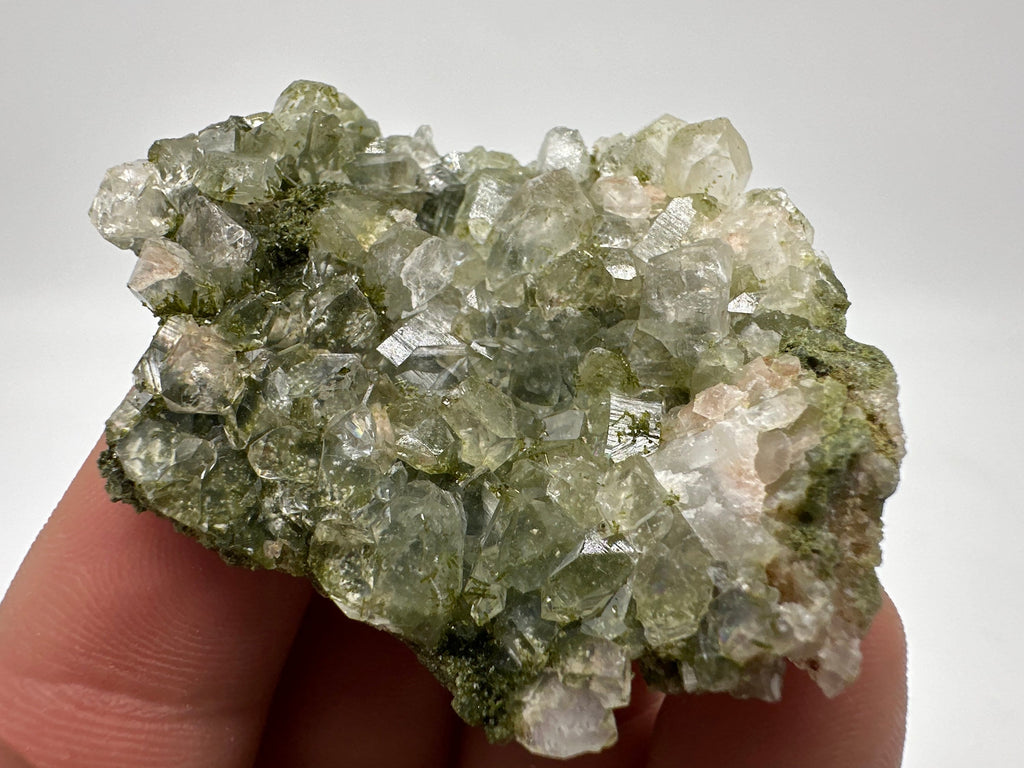 Rainbow Epidote with Quartz, Hakkari Turkey Mineral Specimen