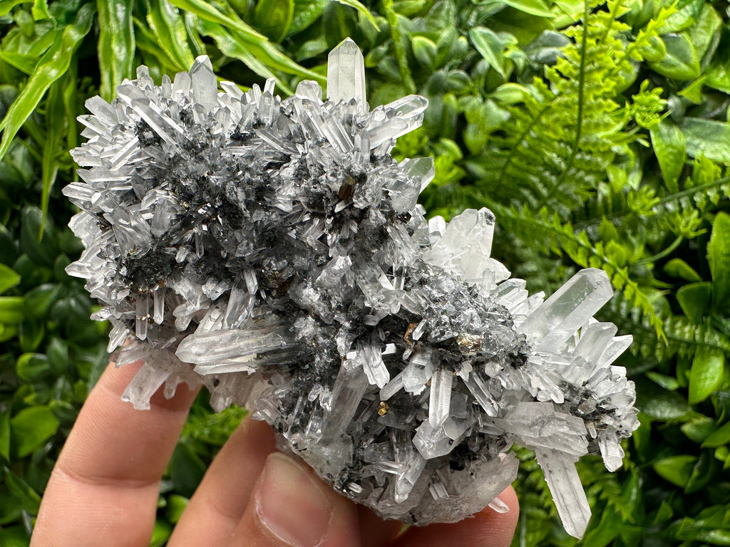 Pyrite Hematite Quartz Calcite Crystal Mineral Specimen