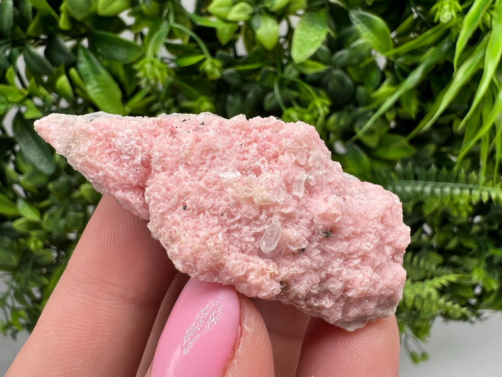 Pink Rhodochrosite Crystal: Starnica Mine, Bulgaria, Home Decor Stone