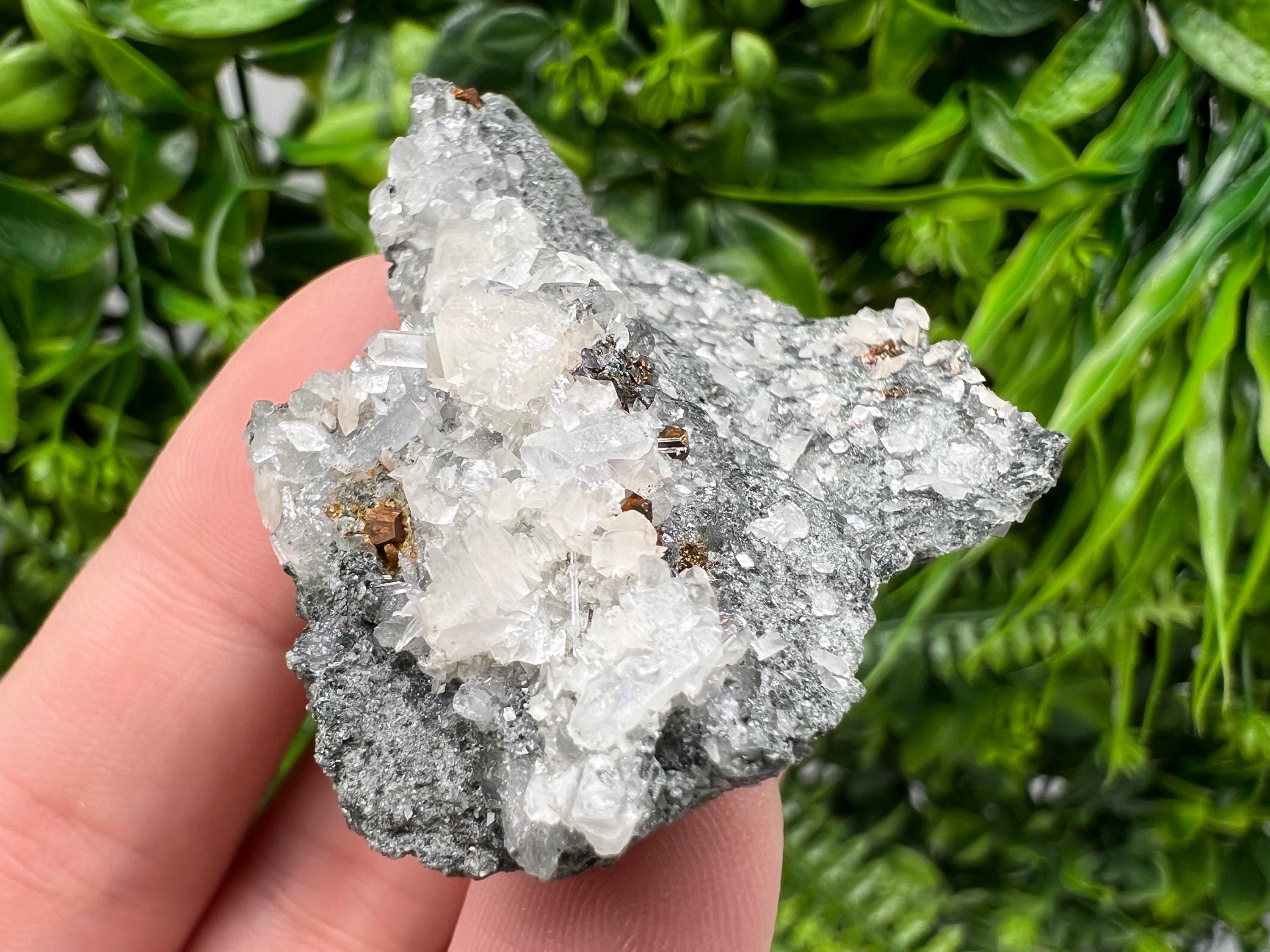 Calcite on Quartz Specimen, Borieva Mine, Madan Bulgaria