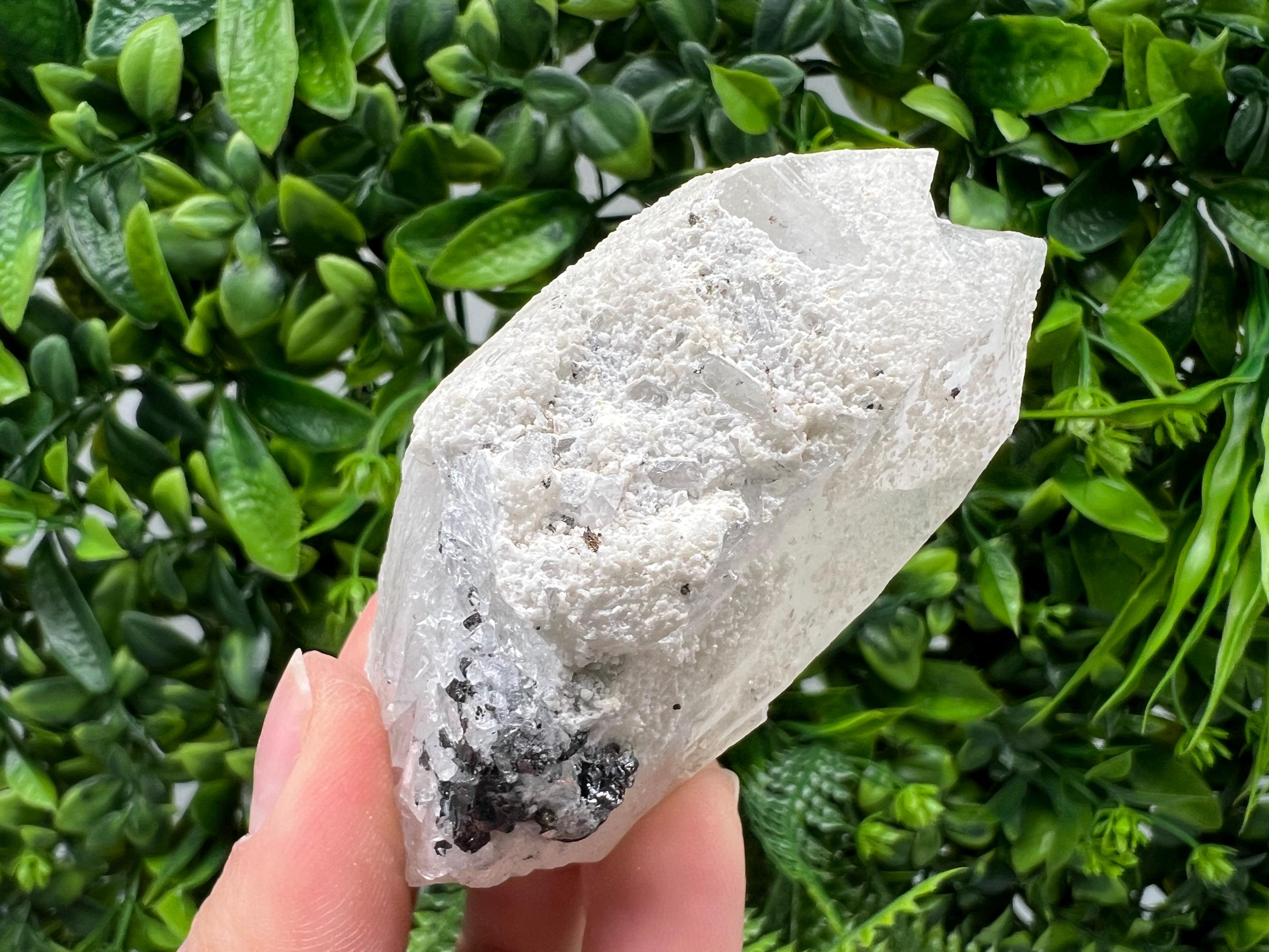 Transparent Quartz with Pyrite, Krushev dol Bulgaria, Collection Crystal