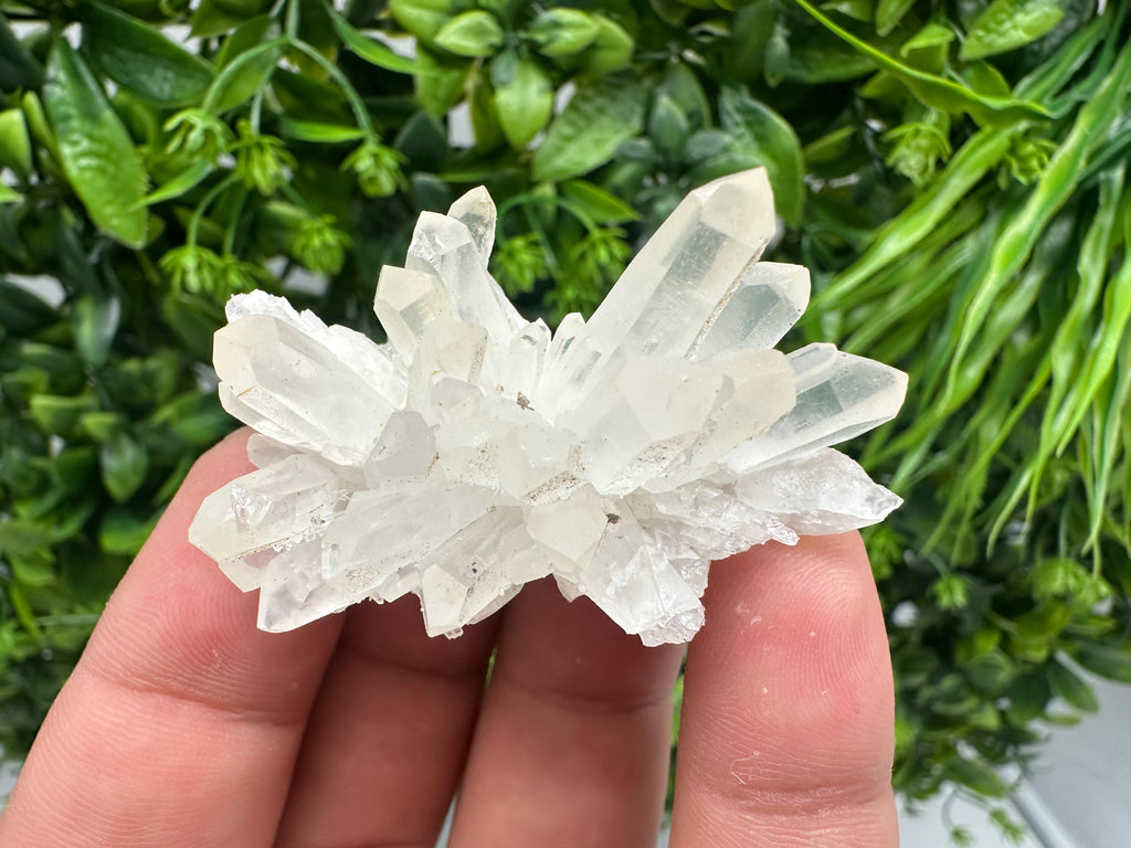 Transparent Quartz Cluster: Borieva Mine Mineral Specimen, Home Decor Crystal