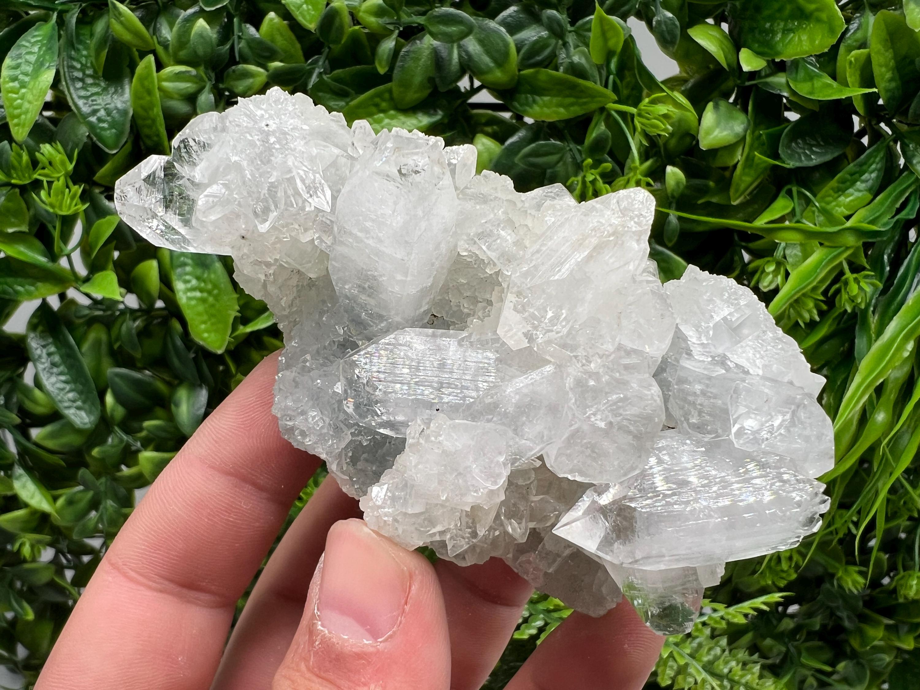 STUNNING Transparent Apophyllite on Chalcedony,natural, collection minerals specimen,India Minerals,Crystal, Stone Mineral Specimens India