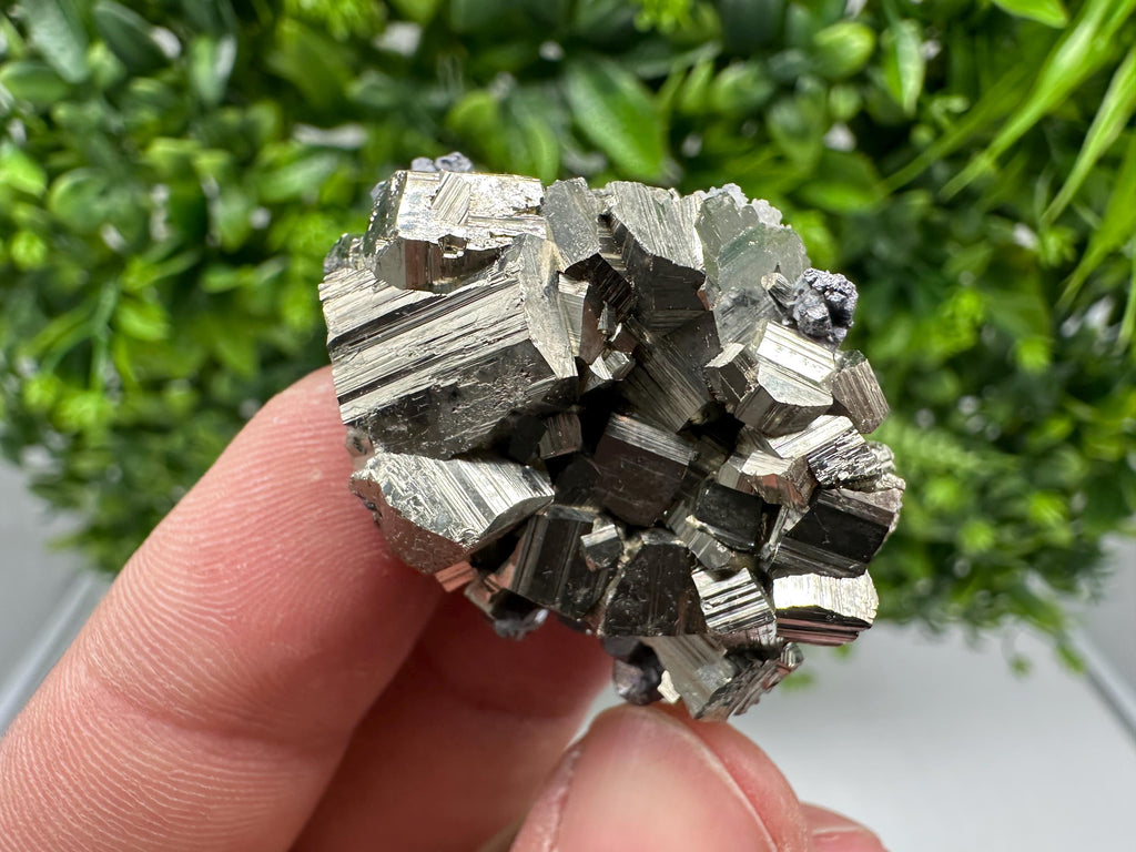 Golden Pyrite Cluster, Sphalerite Mineral Specimen, Bulgaria