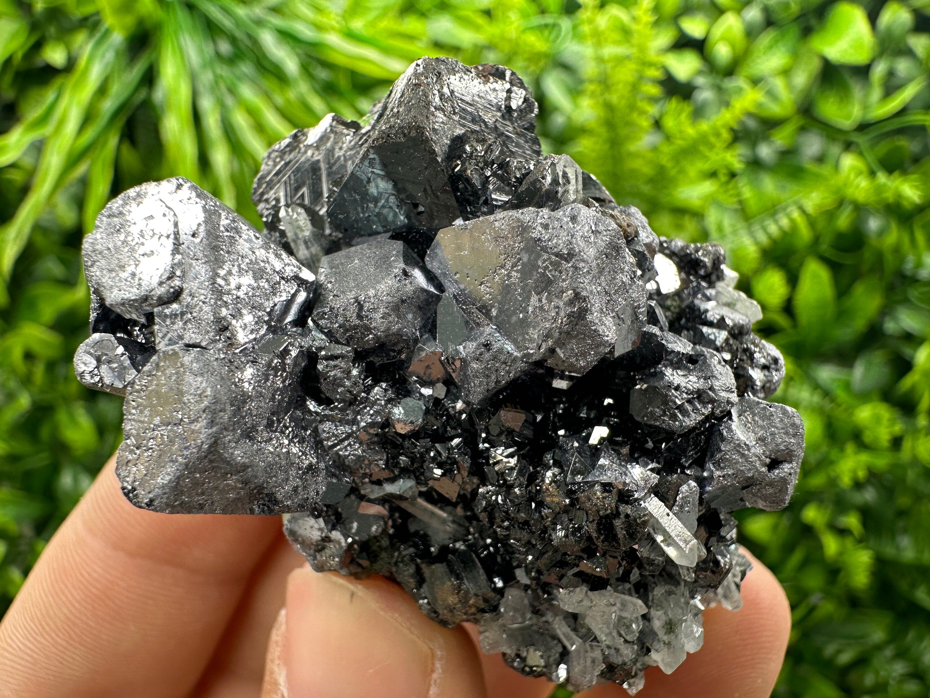 Shiny Galena Sphalerite Mineral Specimen: Borieva Mine, Bulgaria