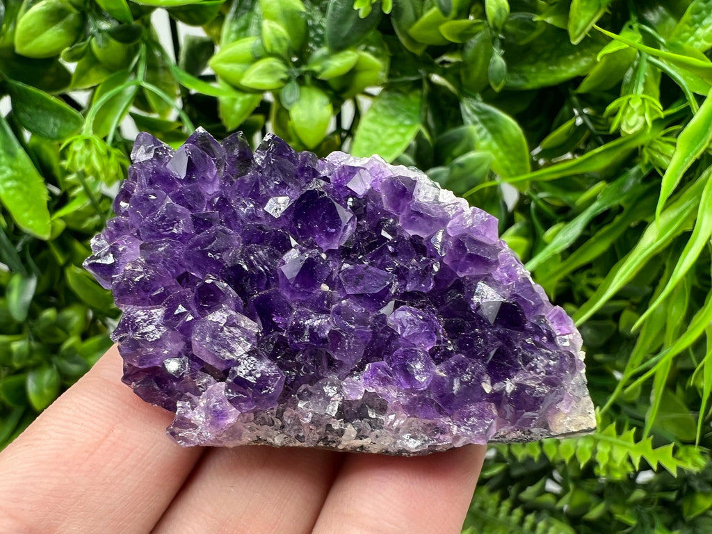 Uruguay Amethyst Crystal: Purple Quartz Home Decor, Energy Stone