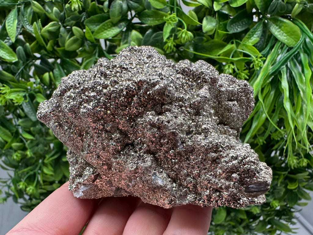 Marcasite Cluster on Chalcedony, Bulgaria Mineral Specimen