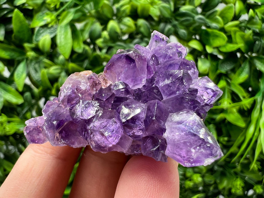 Natural Purple Amethyst Crystal Cluster, Uruguay, Home Decor
