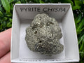 Peruvian Pyrite Cube: Natural Gold Mineral Specimen, Home Decor (3.5/3.5cm