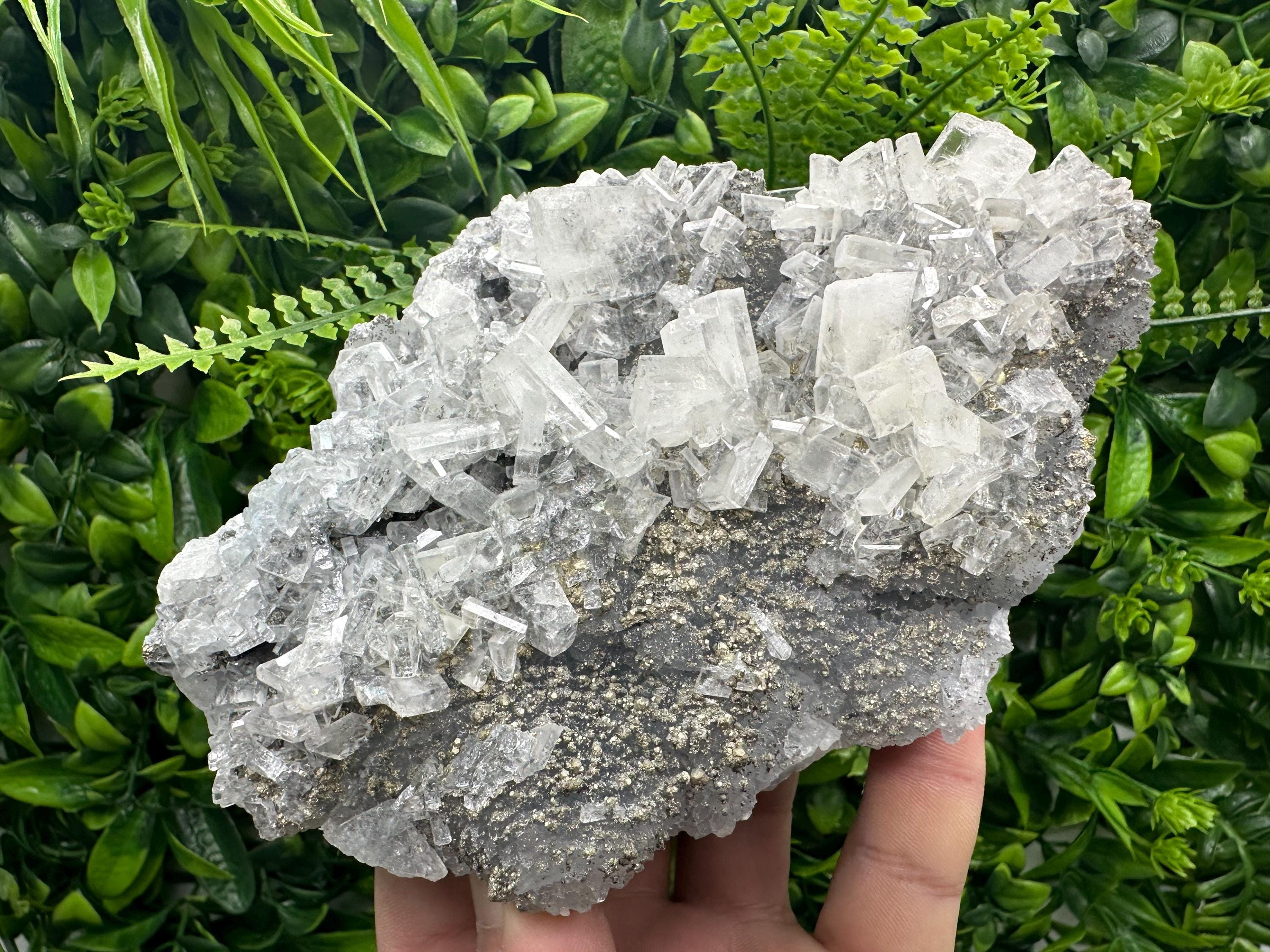 Large Barite Marcasite Cluster on Chalcedony - Androvo Mine, Bulgaria