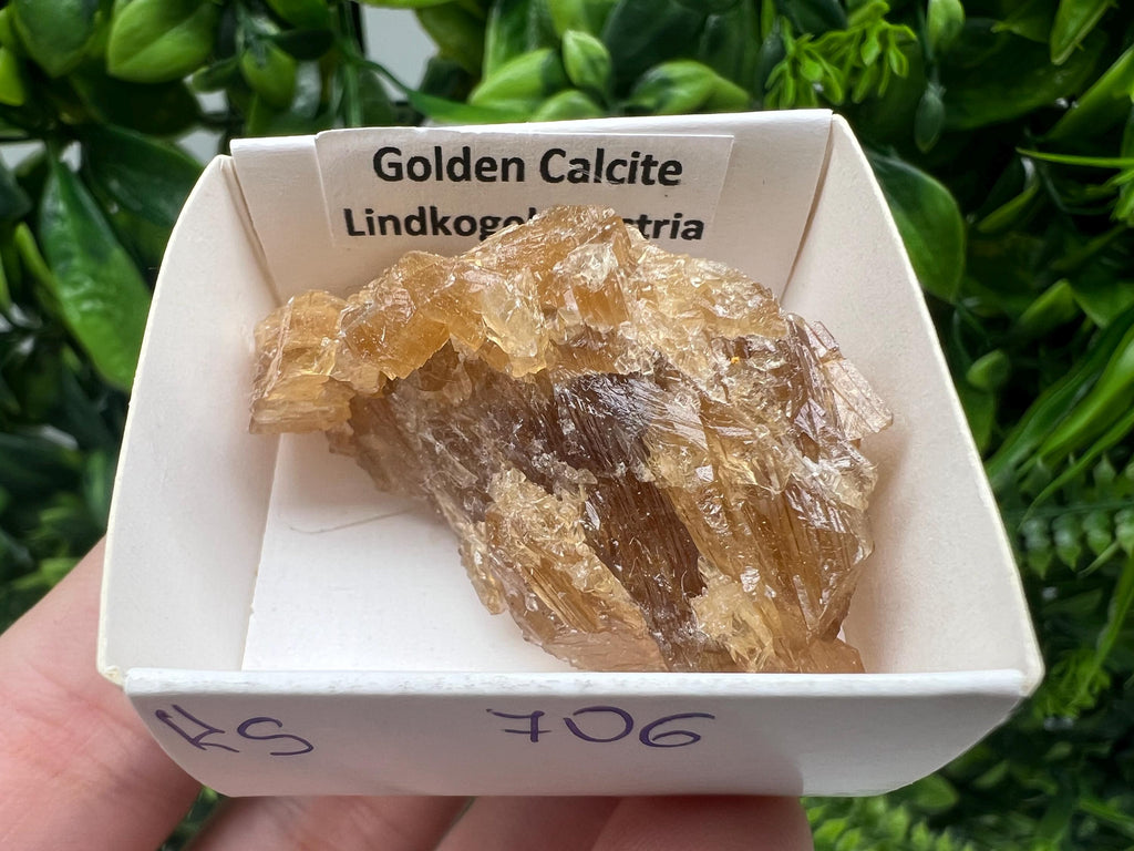 Raw Honey Calcite Stone: Rough Golden Crystal (5/3.5 cm