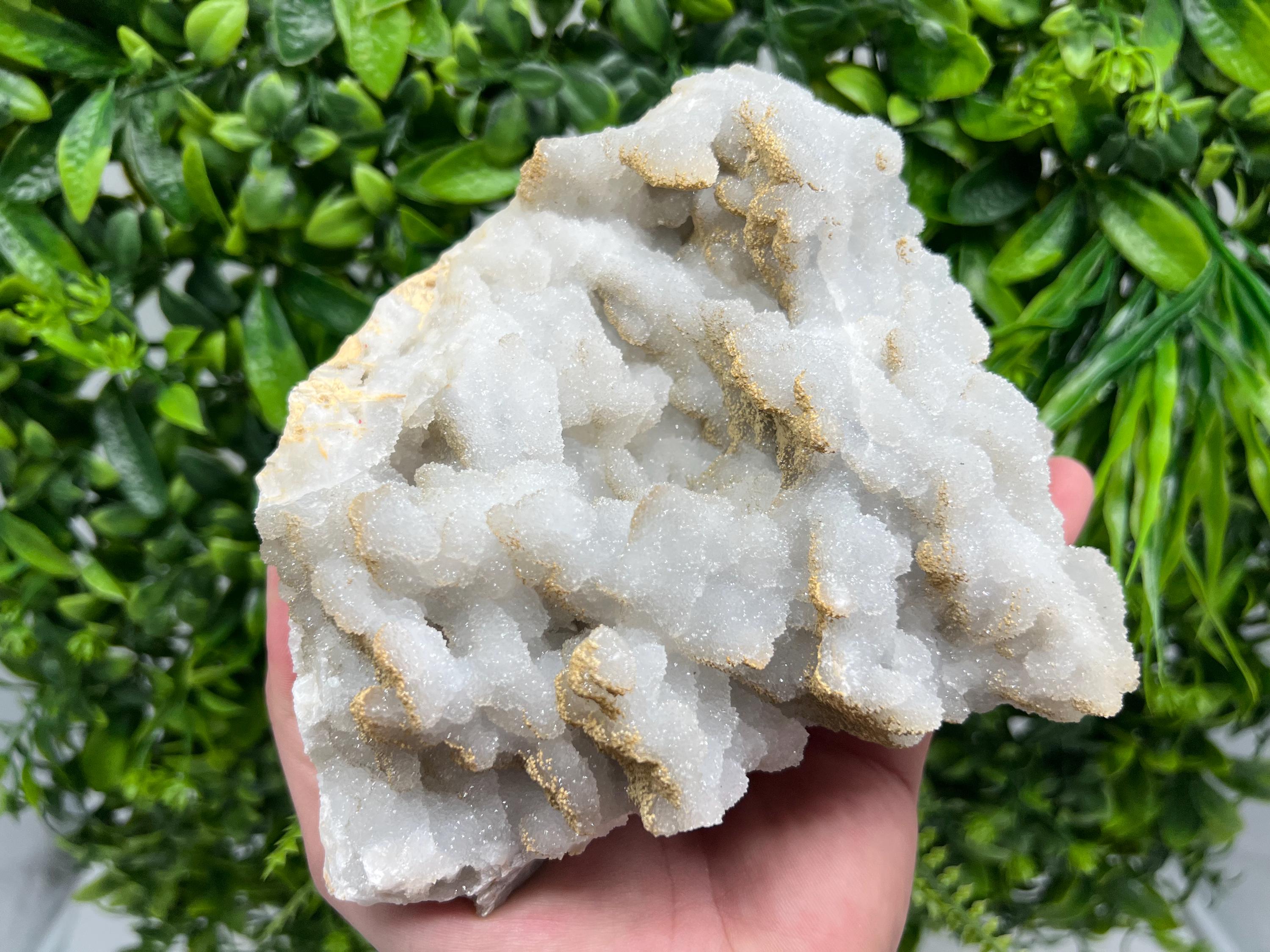 Quartz Chalcedony with Chlorite Inclusions: Deep Blue Mineral Decor