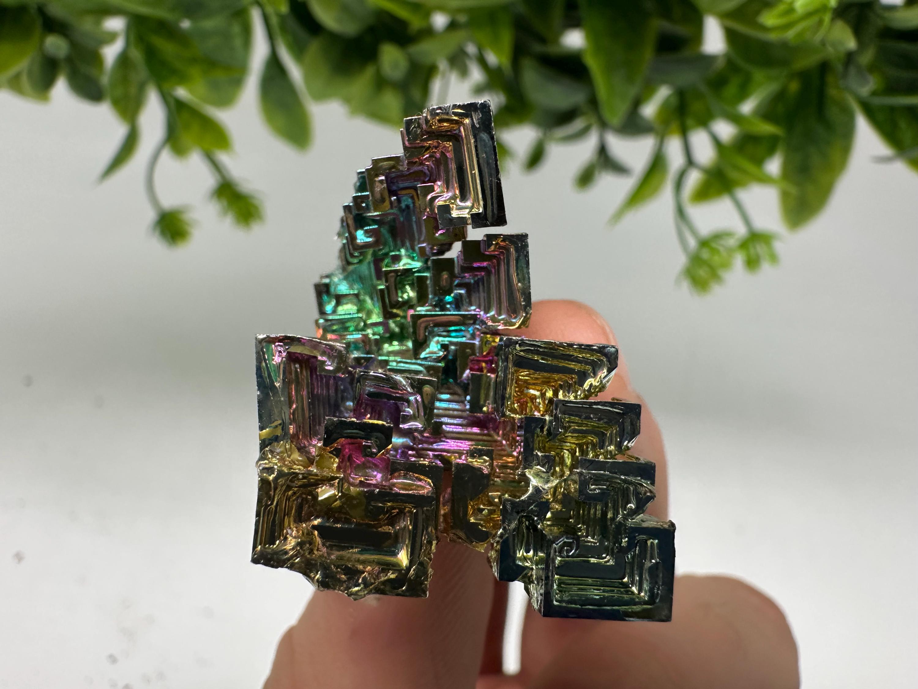 Rainbow Bismuth Crystal: Rare Gemstone Specimen,wholesale Bismuth