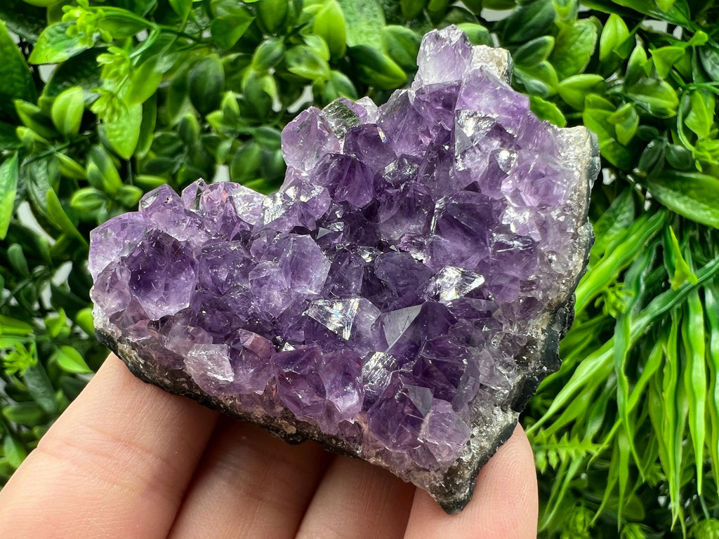 Uruguay Amethyst Crystal: Purple Quartz Home Decor, Energy Stone