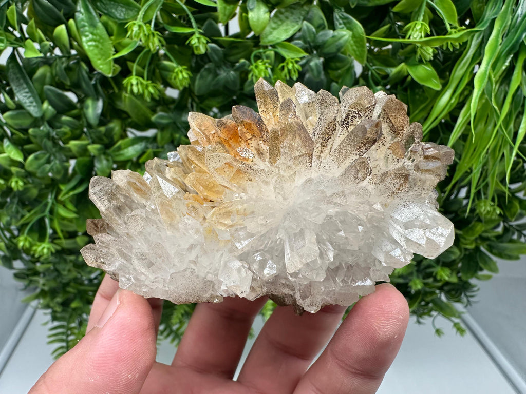 Transparent Quartz whit Siderite 9th September mine Bulgaria natural minerals souvenir crystal stone gift minerals collection rock