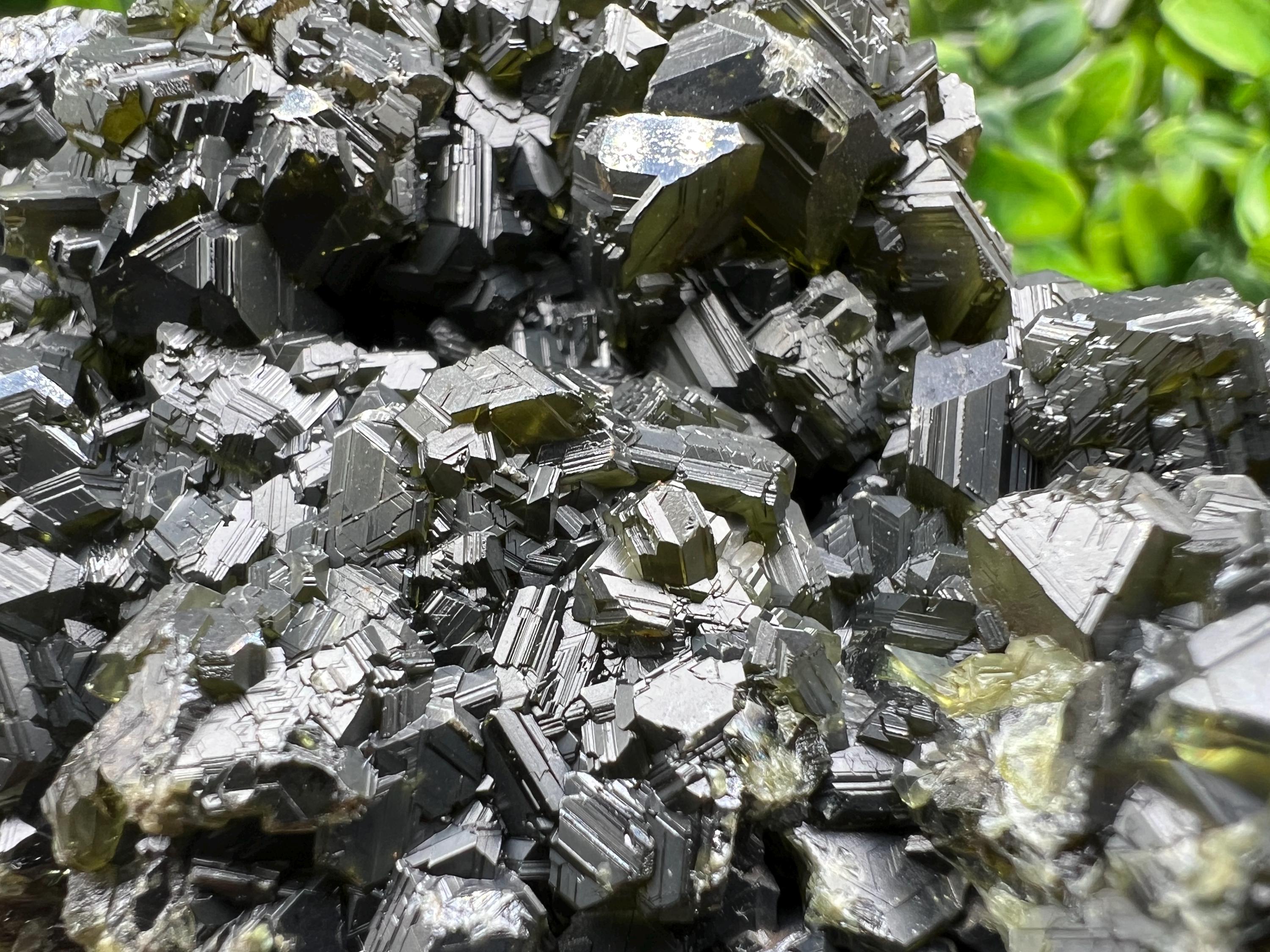 Transparent Green Sphalerite Cleiopfane Gem, Natural Mineral Collection