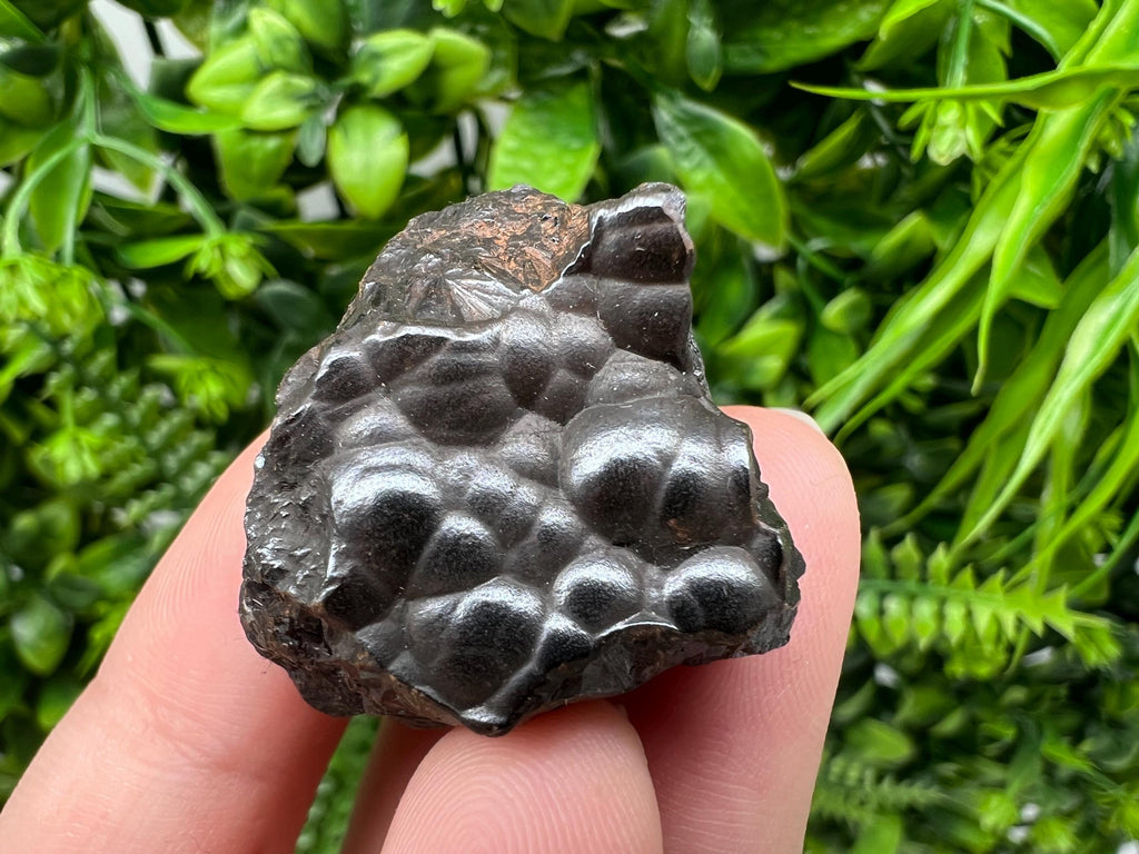 Botryoidal Black Hematite Specimen: Moroccan Crystal, Reiki Chakra Stone