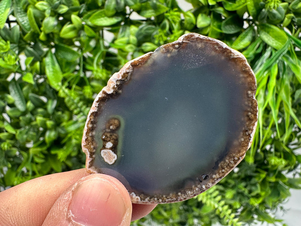 Agate Slice: Spiritual Healing Crystal Coaster Ornament