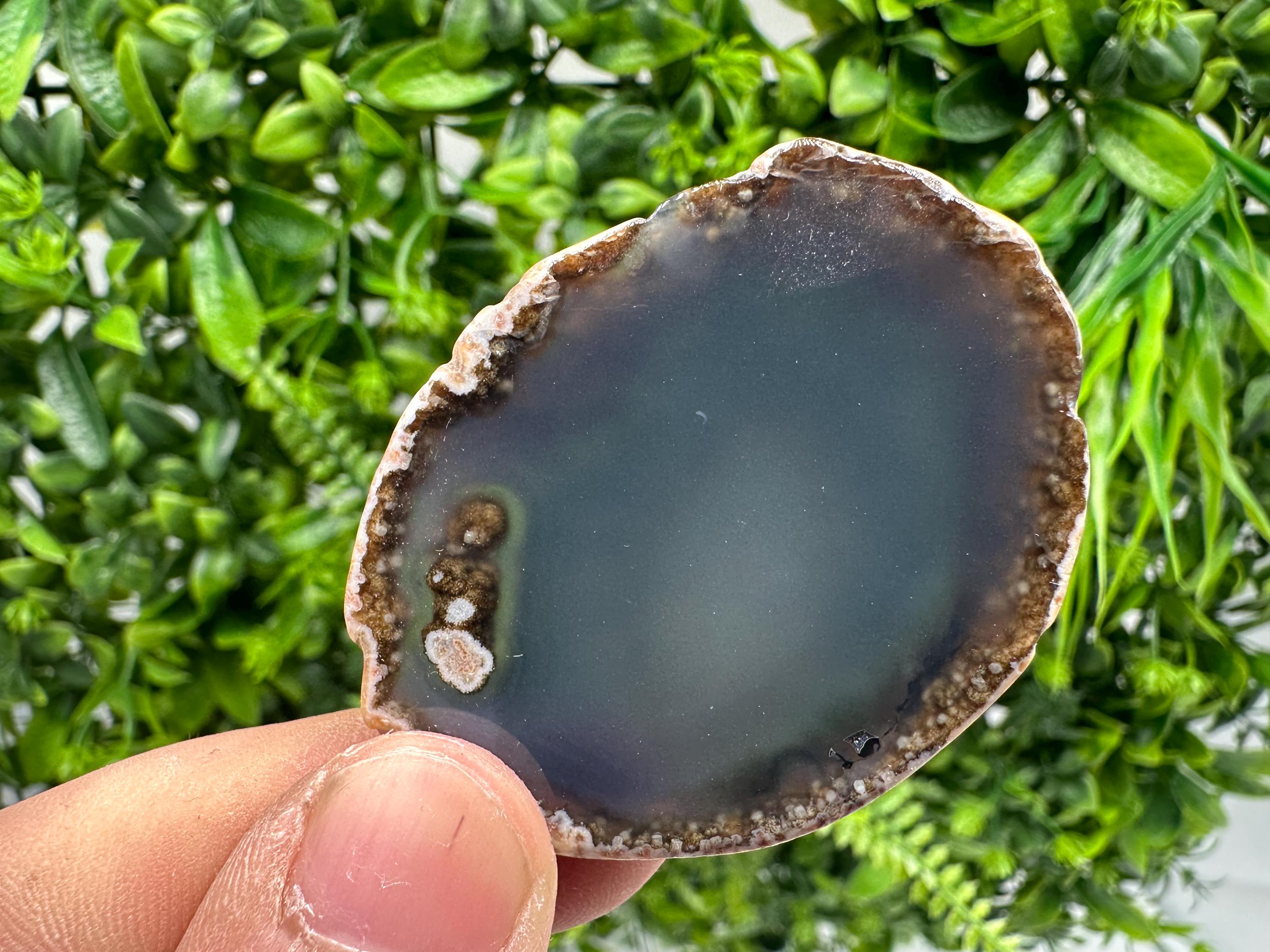 Agate Slice: Spiritual Healing Crystal Coaster Ornament