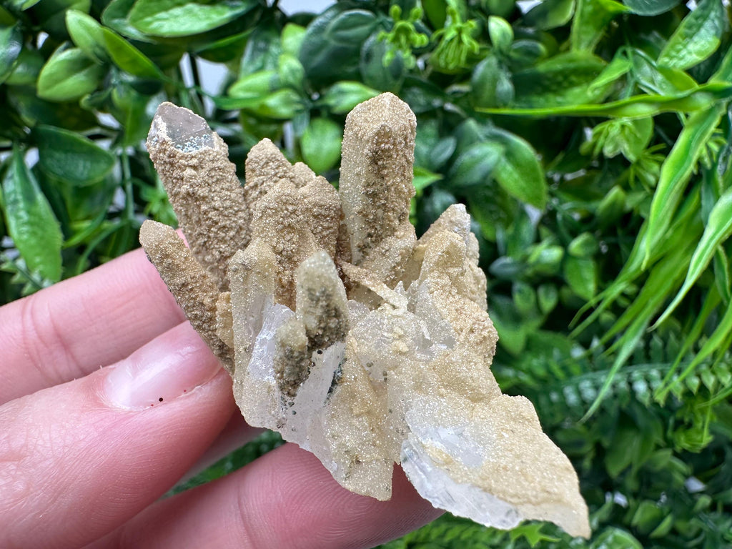 Quartz Rhodochrosite Cluster, Bulgaria Mineral Specimen