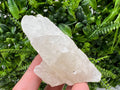 Calcite on Green Quartz: Djurcovo Mine, Bulgaria Healing Crystal