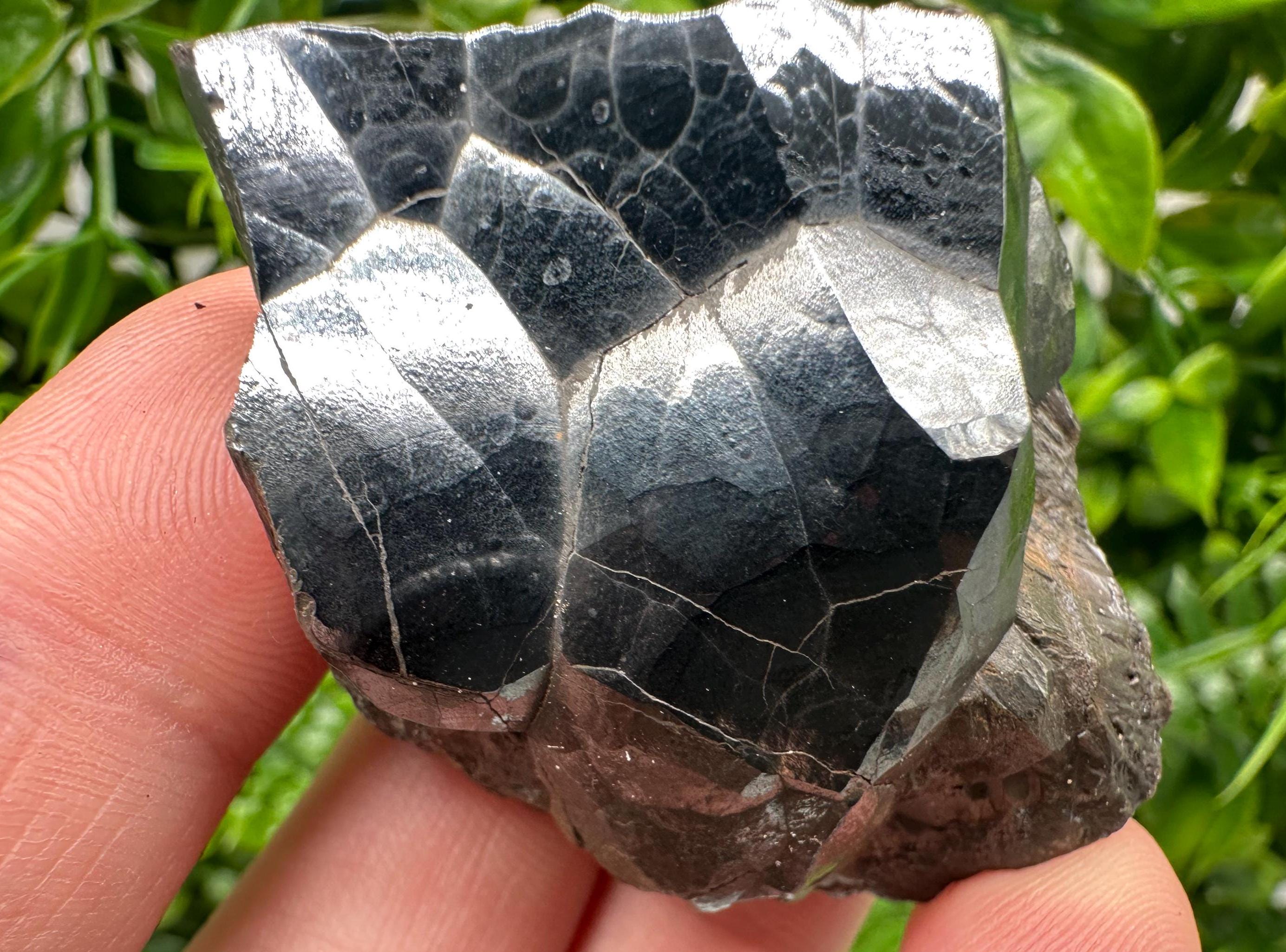 Moroccan Black Botryoidal Hematite Specimen, Chakra Reiki Crystal