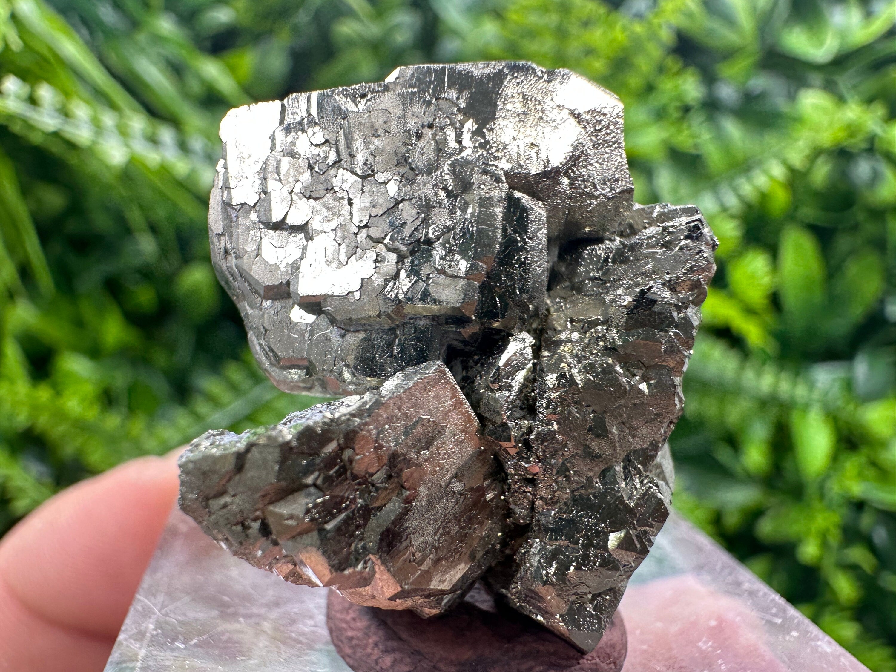 Rare Shiny Pyrite Crystal: Natural Fool's Gold Mineral Souvenir