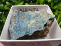 Rare Raw Aerinite Mineral Specimen: Lleida Spain Crystal Collection
