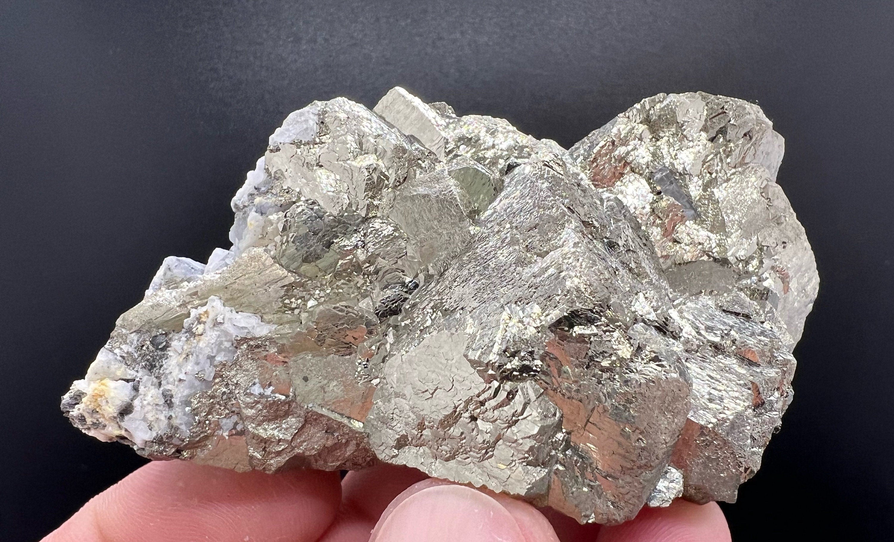 Pyrite Marcazite Specimen: Androvo Mine Mineral Stone Decor
