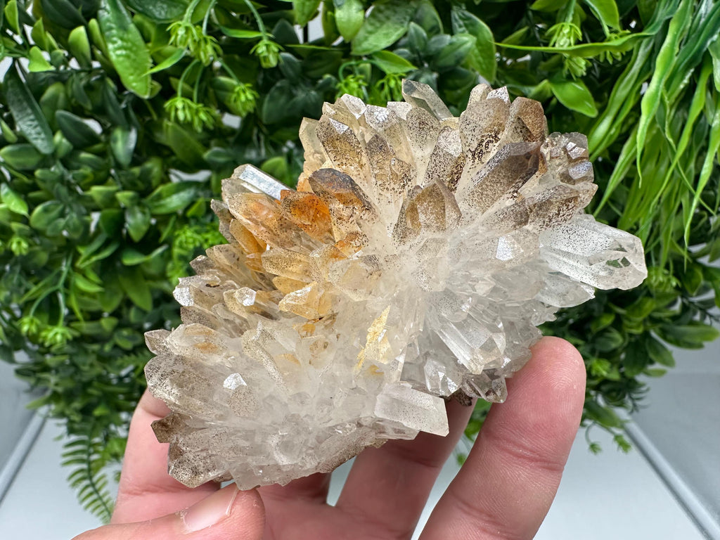 Transparent Quartz whit Siderite 9th September mine Bulgaria natural minerals souvenir crystal stone gift minerals collection rock