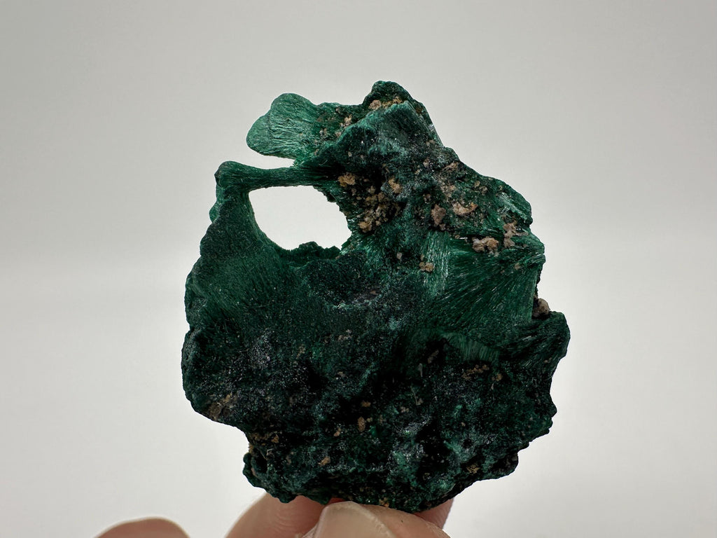 Green Polished Malachite Crystal, Congo Minerals, Chakra Stone