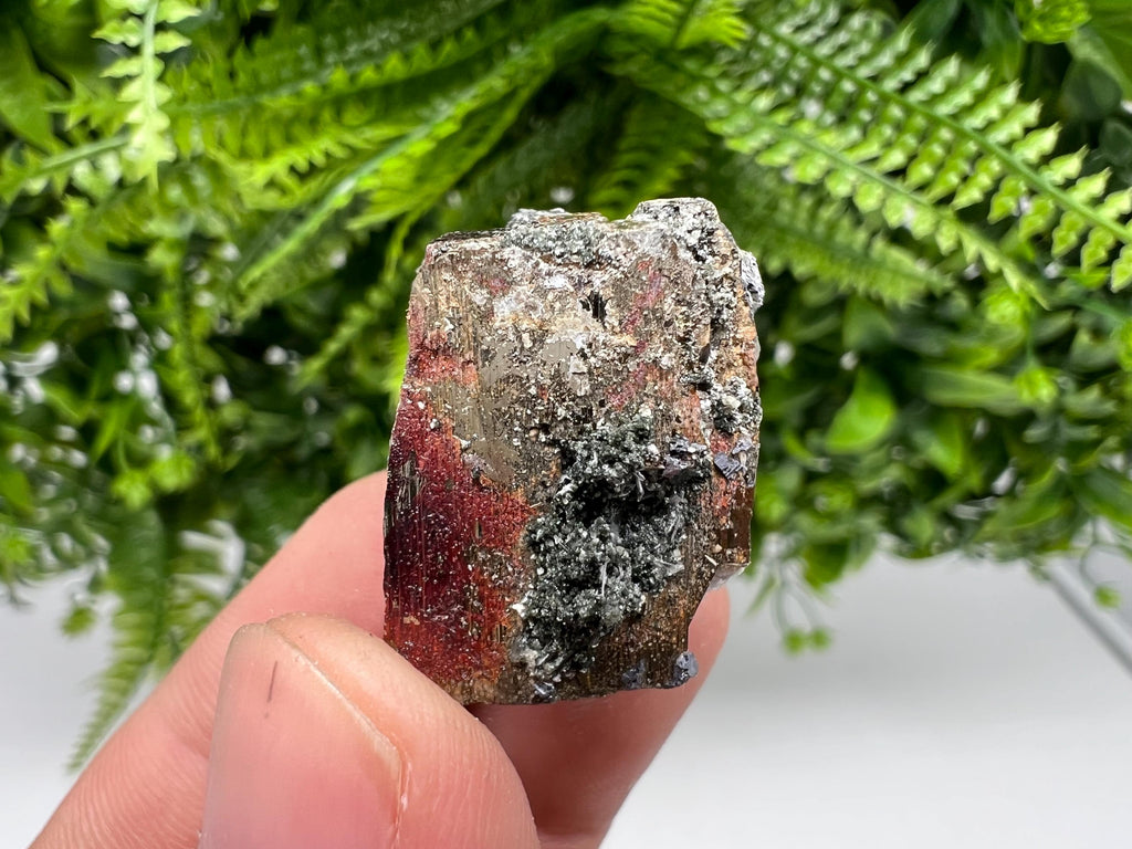 Red Rainbow Pyrite Hematite Cluster, Borieva Mine Crystal, Home Decor Stone
