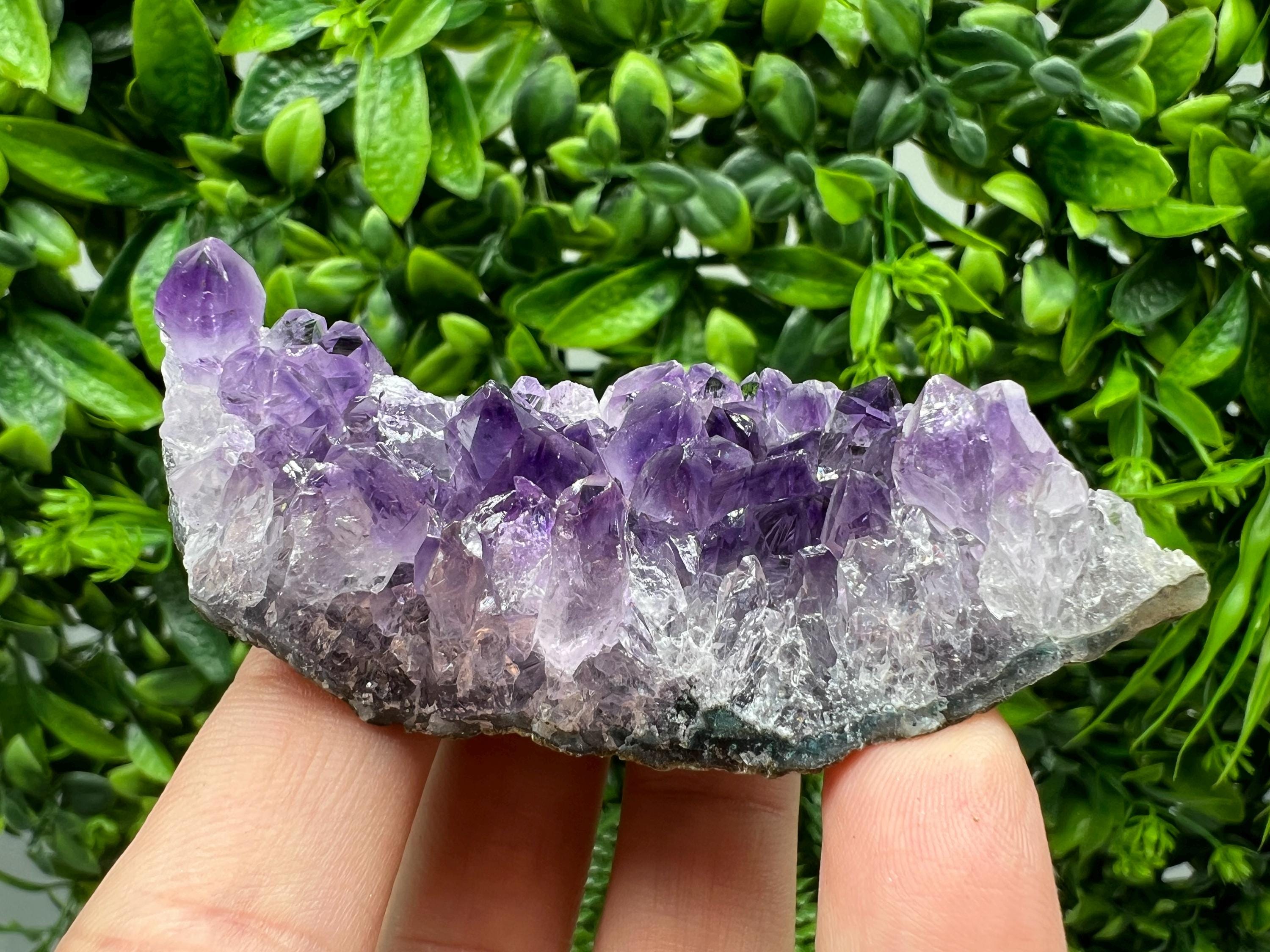 Uruguay Amethyst Crystal Cluster, Purple Quartz, Home Decor