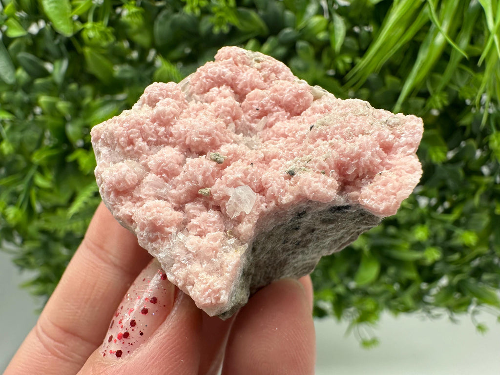 Pink Rhodochrosite Crystal: Starnica Mine, Bulgaria, Home Decor