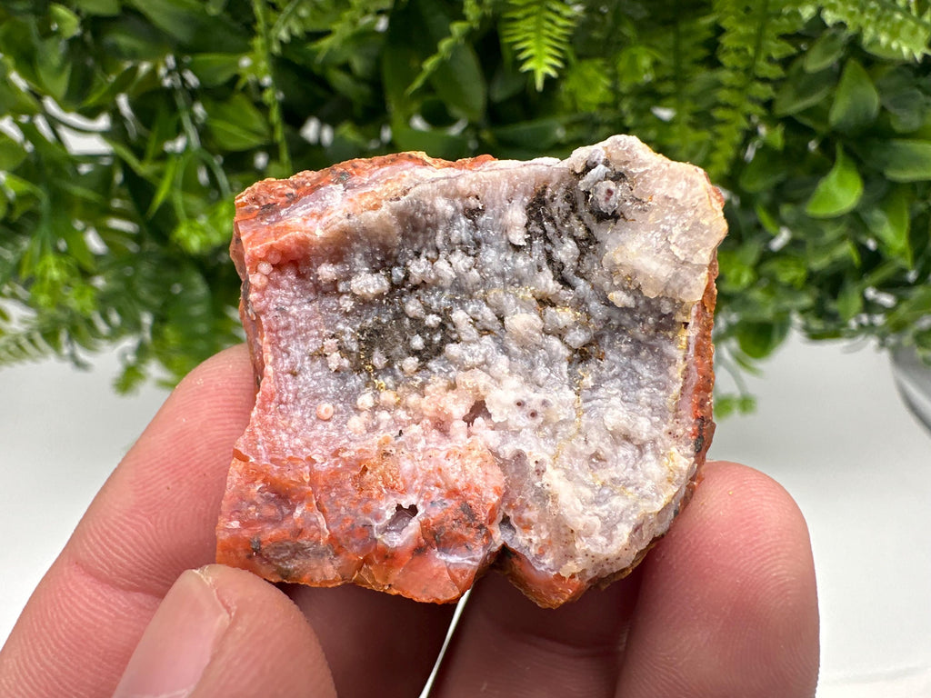 Red Chalcedony Crystal, Morocco Mineral Specimen, Souvenir Gift