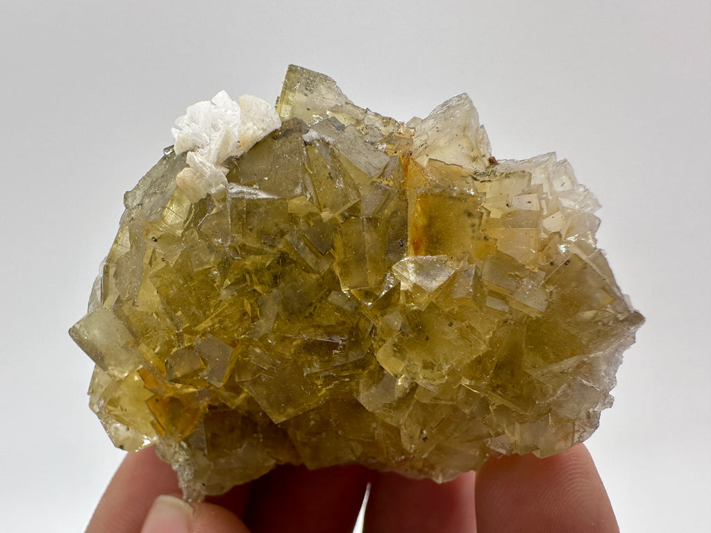 Spanish Yellow Fluorite Specimen, Crystal Collection (5.5/3.5/5.5cm)