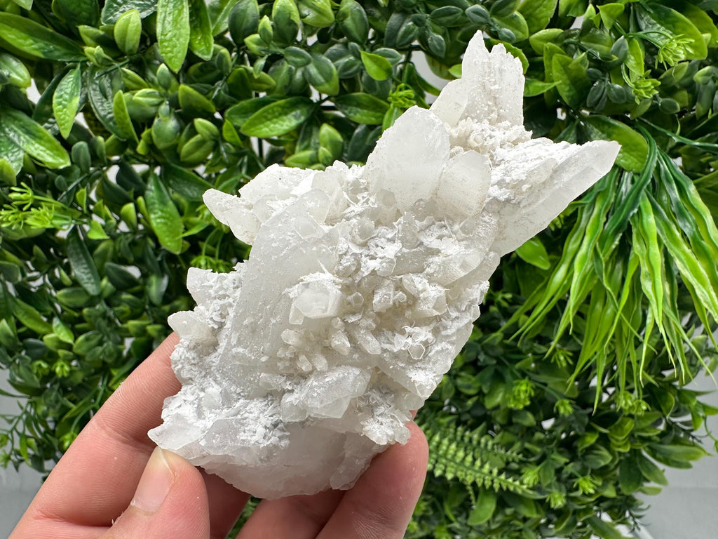 Wonderful Quartz white Chlorite and Calcite from Borieva mine,Bulgaria,natural,collection mineral specimen,home decor stone,collectible's