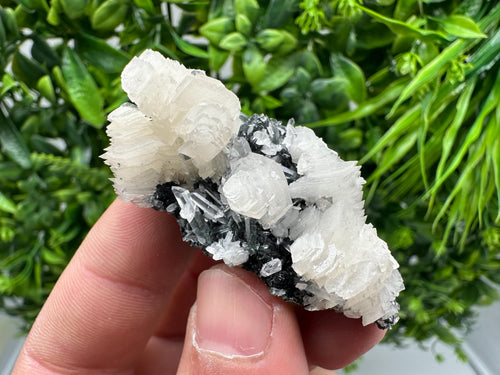 Borieva Mine Quartz Crystal, Calcite, Pyrite Specimen, Home Decor
