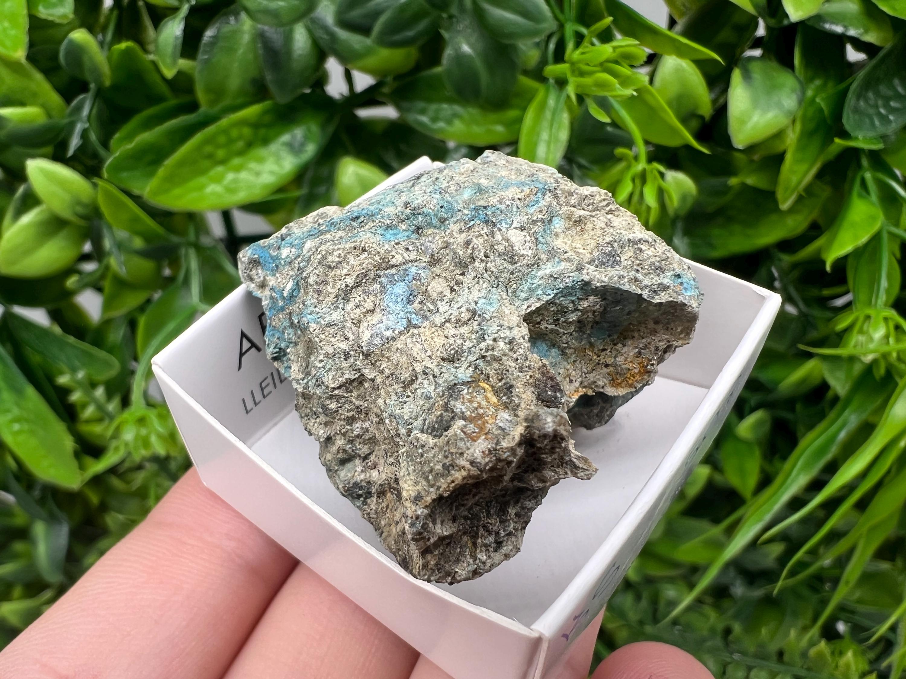 Rare Raw Aerinite Mineral Specimen: Collection Crystal from Lleida, Spain (4/4 cm